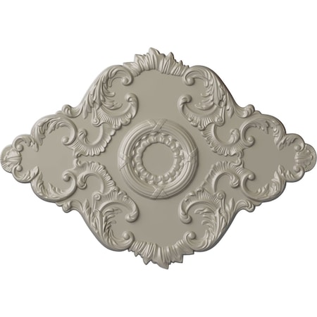 Piedmont Ceiling Medallion, Hand-Painted Pearl White, 37W X 26H X 1 3/8P